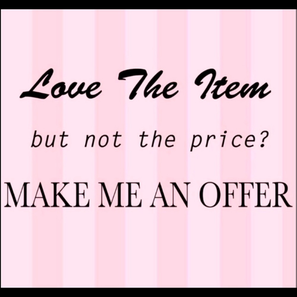 Do you love an item? make and offer .
